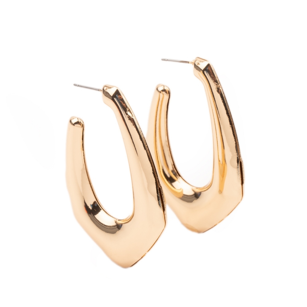 Hoop earrings in Gold
